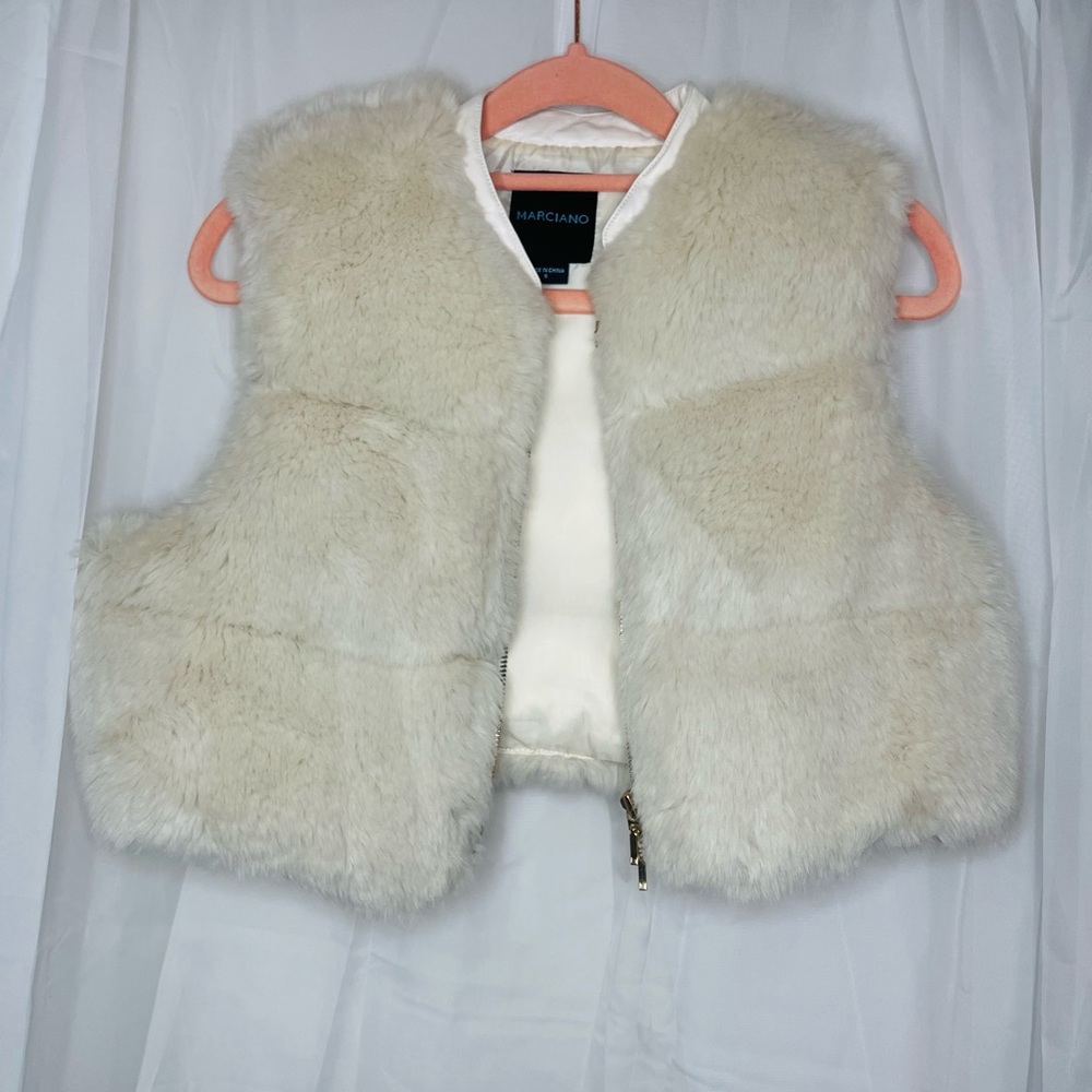Marciano guess faux fur vest